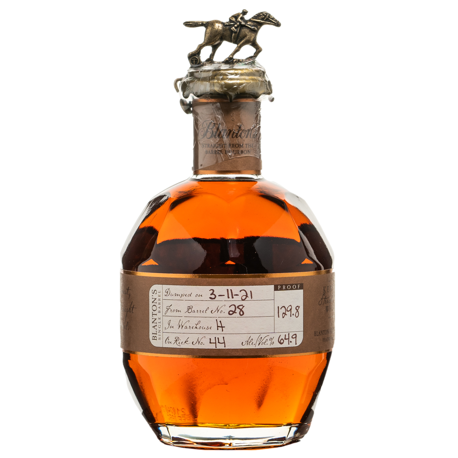 Blanton's Straight from the Barrel - drank.nl