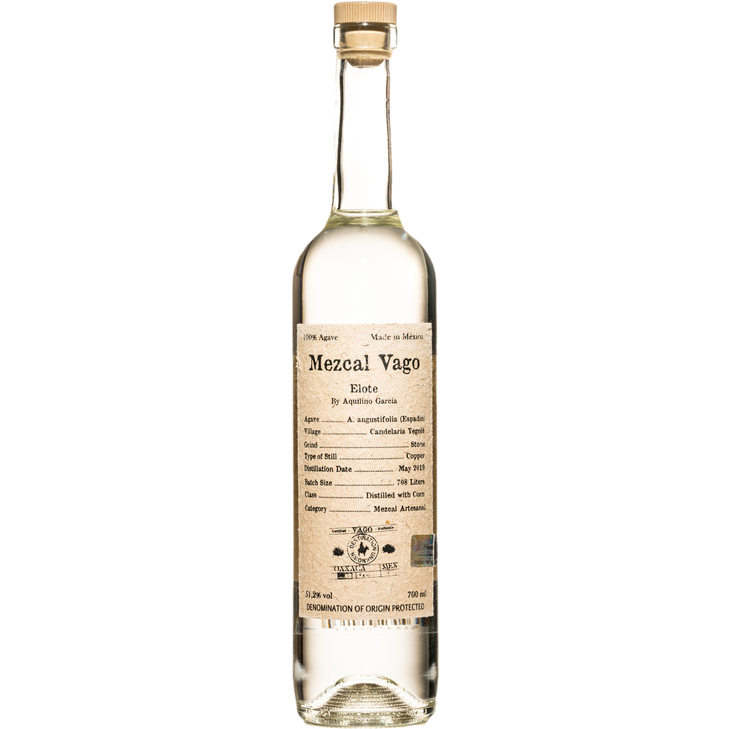 Mezcal Vago Elote - doppelt destilliert - Barrel Brothers